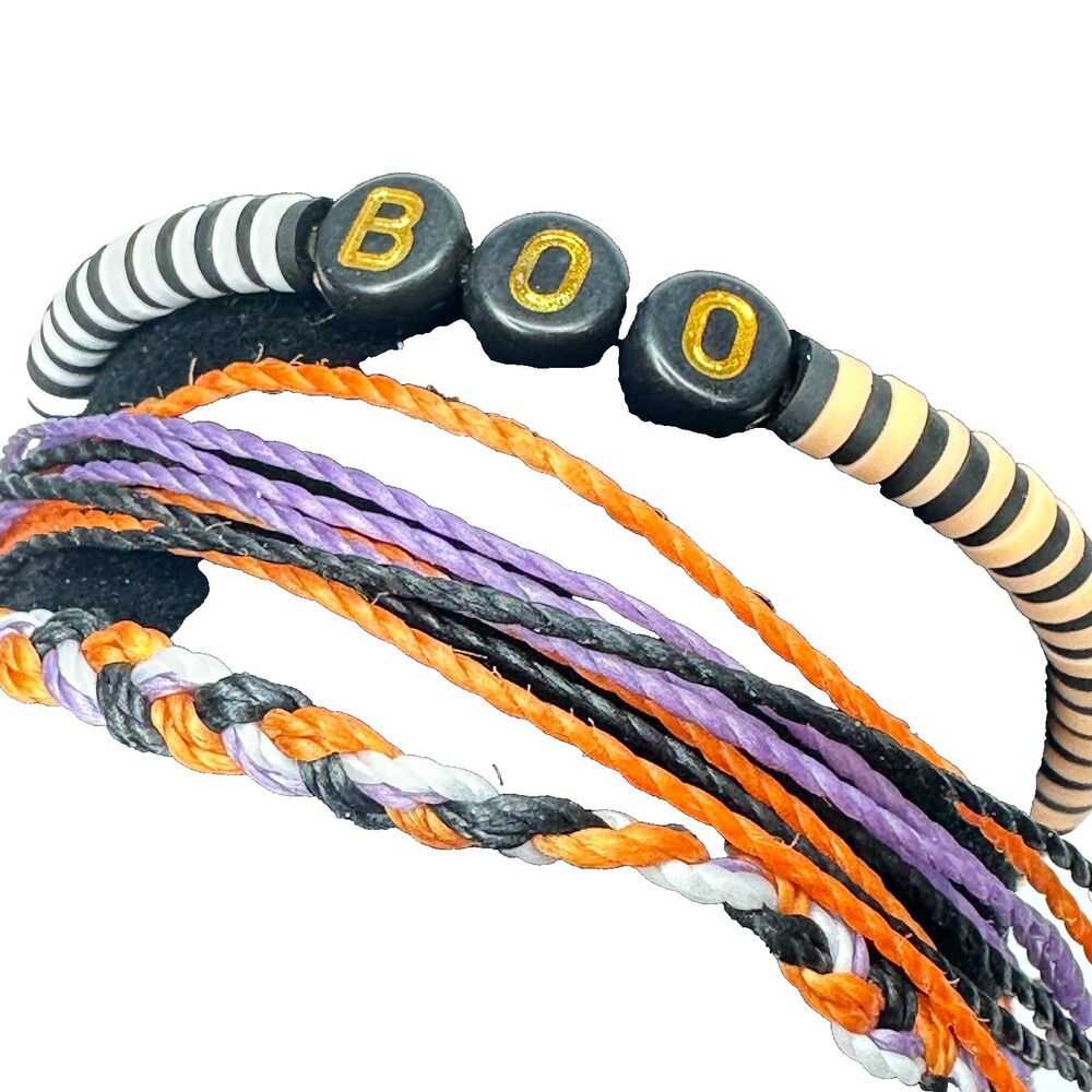 PuraVida Pura Vida Hey Boo October Halloween Bracelet Stack Set of 3